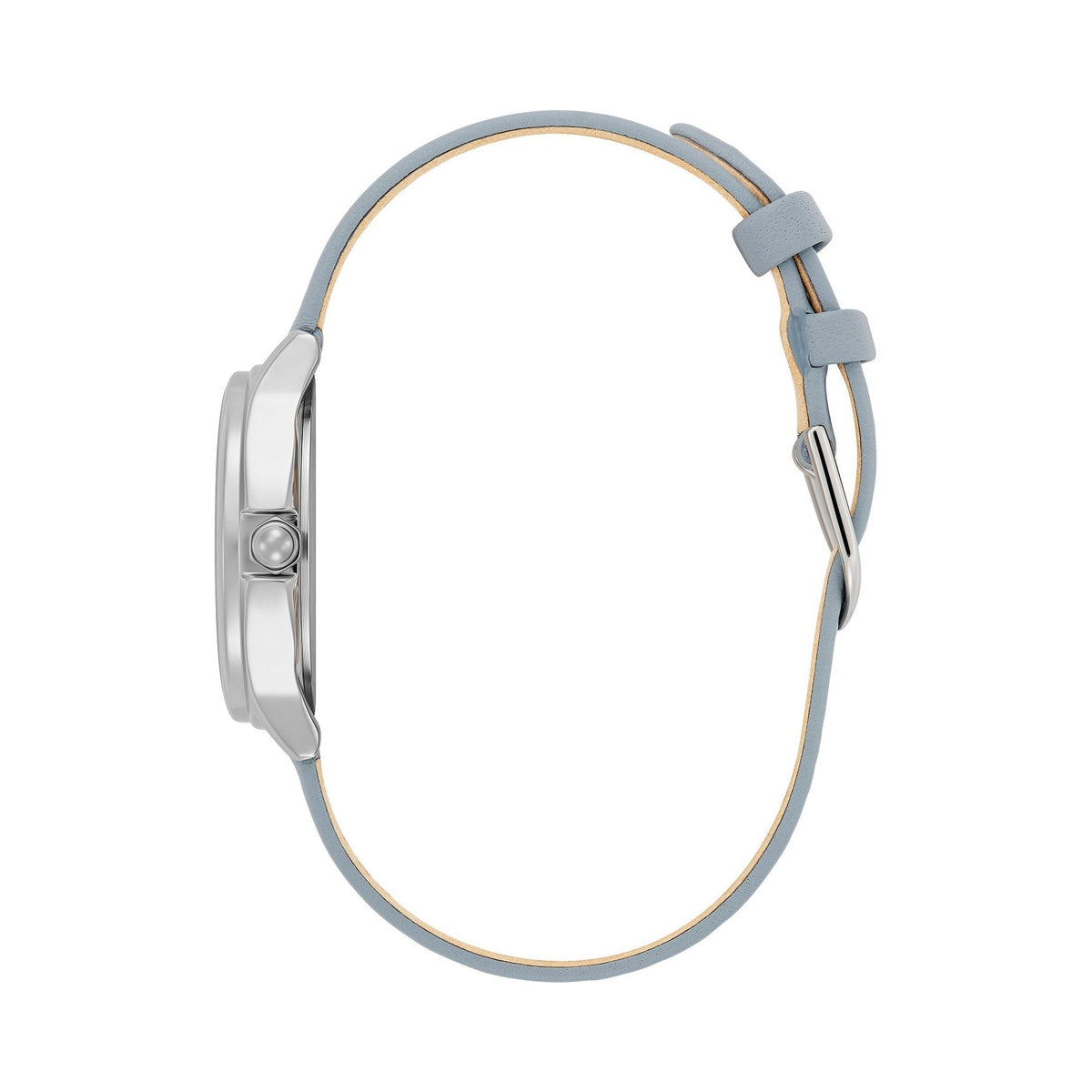 Olivia Burton Classic Bee Chalk Blue Strap Watch — view 3
