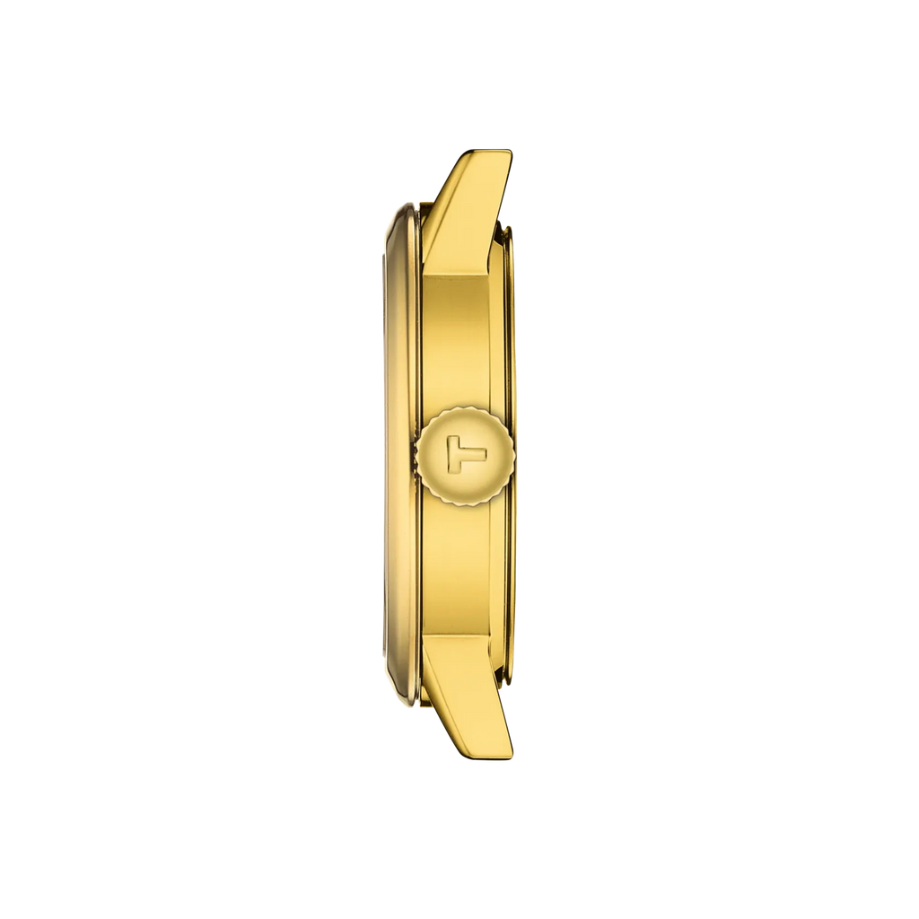 Tissot Classic Dream Lady 30mm Ivory Dial Gold-PVD Watch — view 3