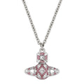 Vivienne Westwood Rachelle Bas Relief Dark Rose Necklace 630203J9-02P788-