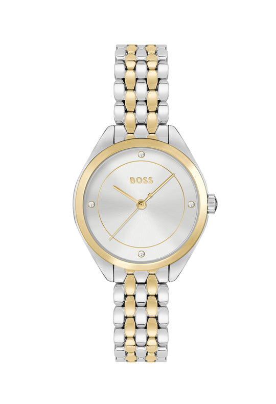BOSS Ladies Mae Silver Dial Bracelet Watch 1502724 *