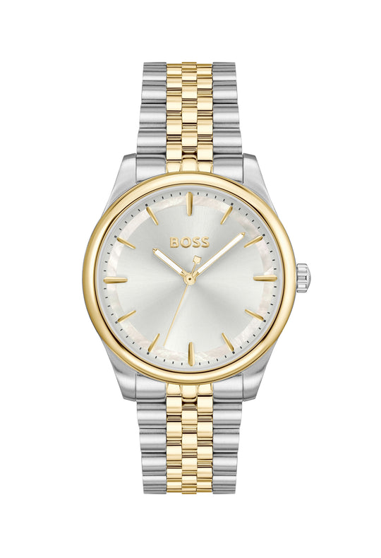 BOSS Ladies Graceful Silver Dial Bracelet Watch 1502779