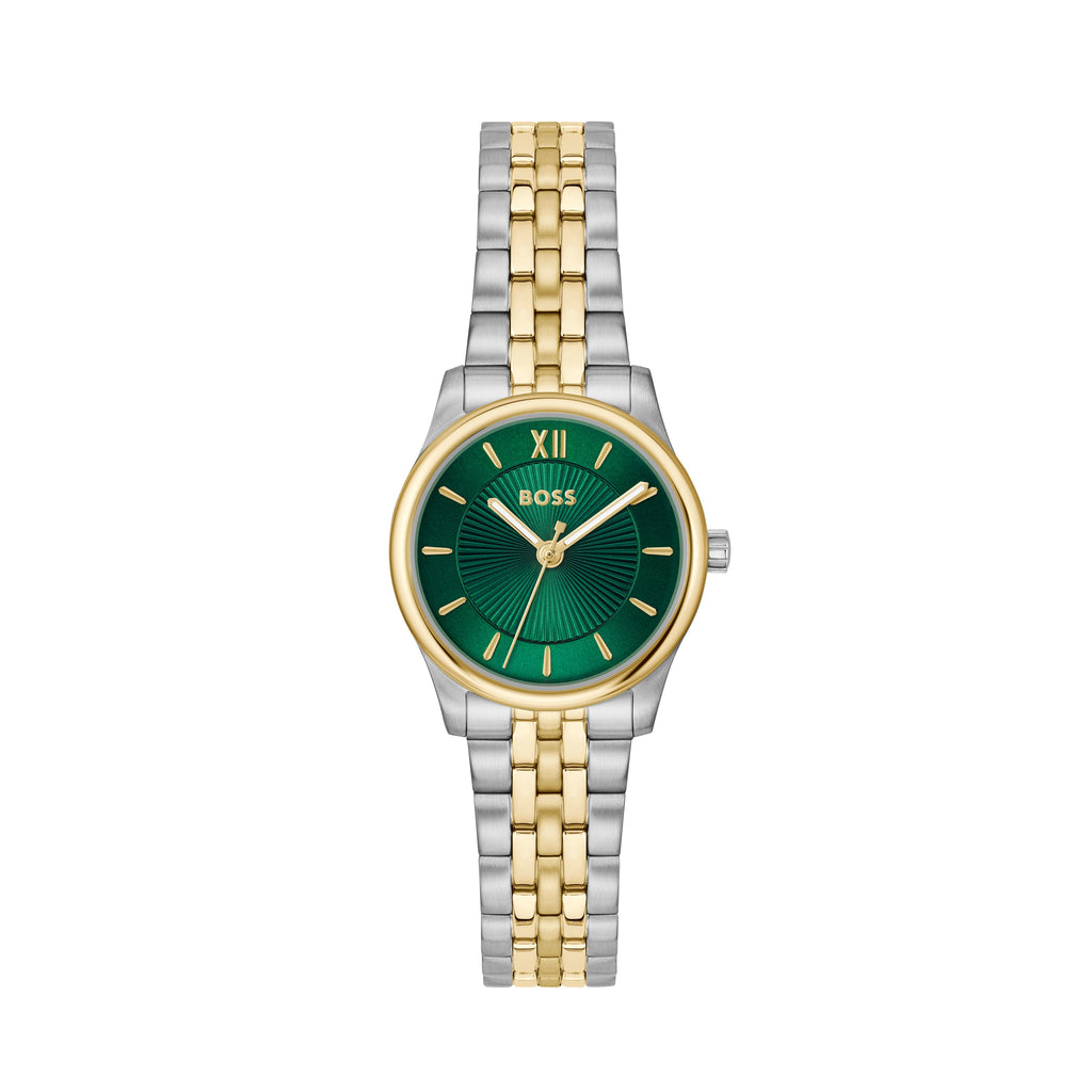 BOSS Graceful Mina Ladies Green Dial Bracelet Watch