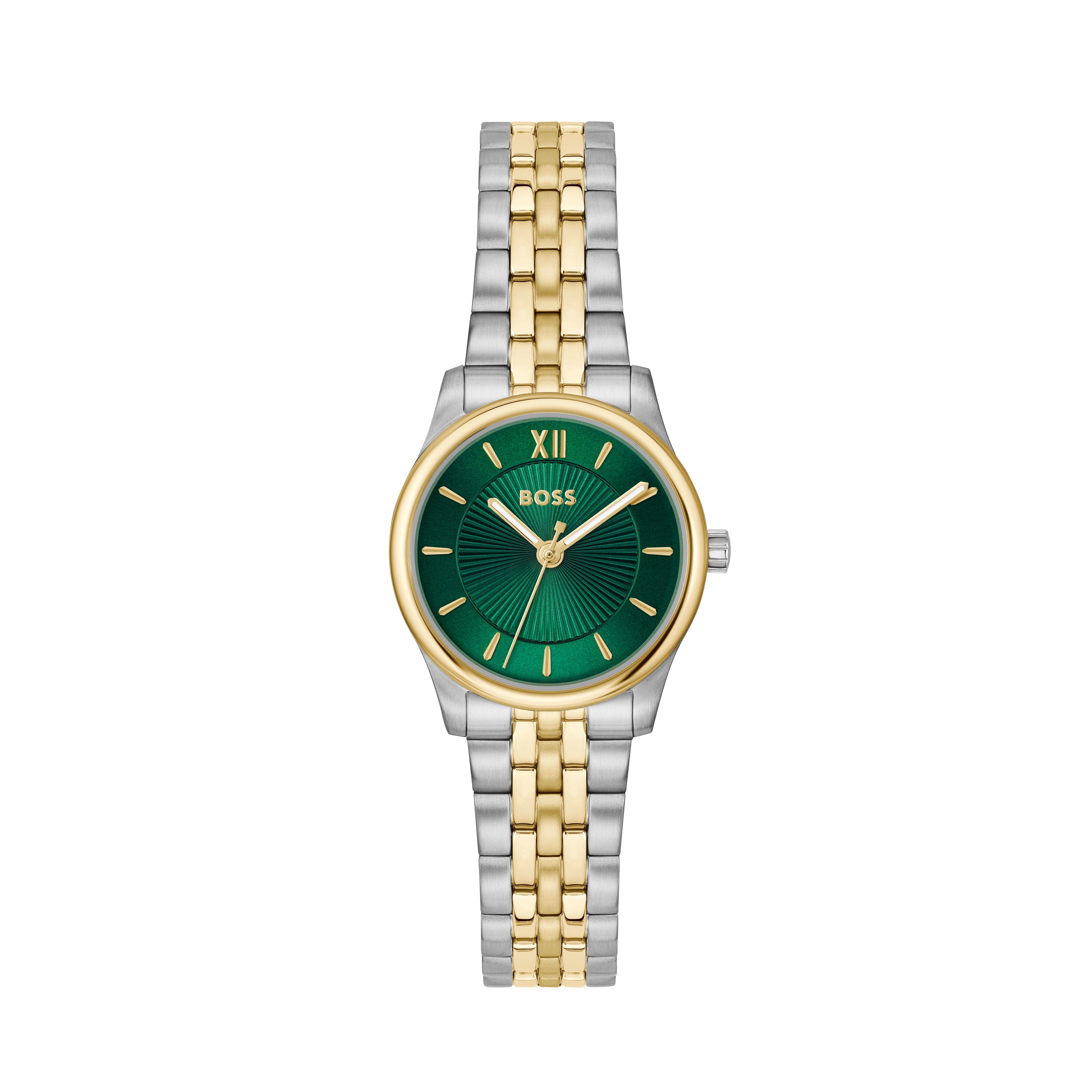 BOSS Graceful Mina Ladies Green Dial Bracelet Watch