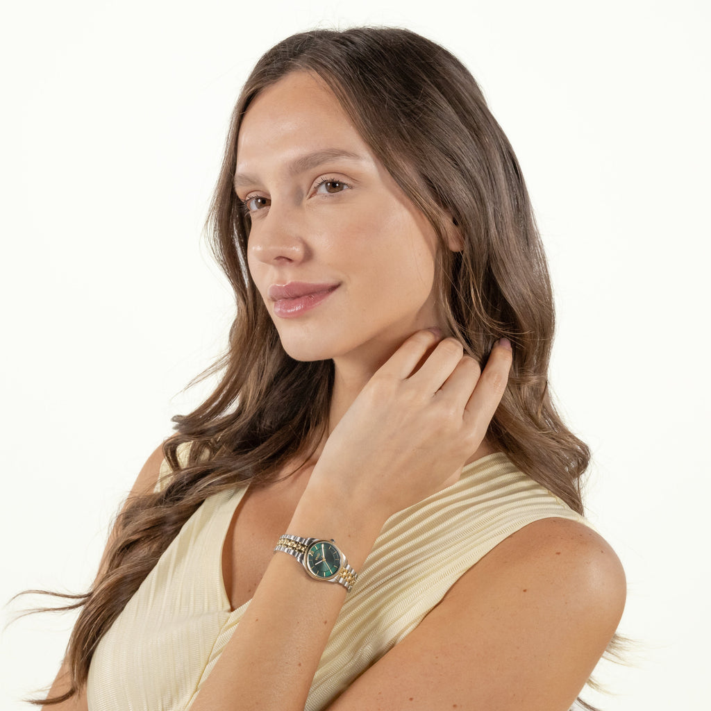 BOSS Graceful Mina Ladies Green Dial Bracelet Watch — view 4