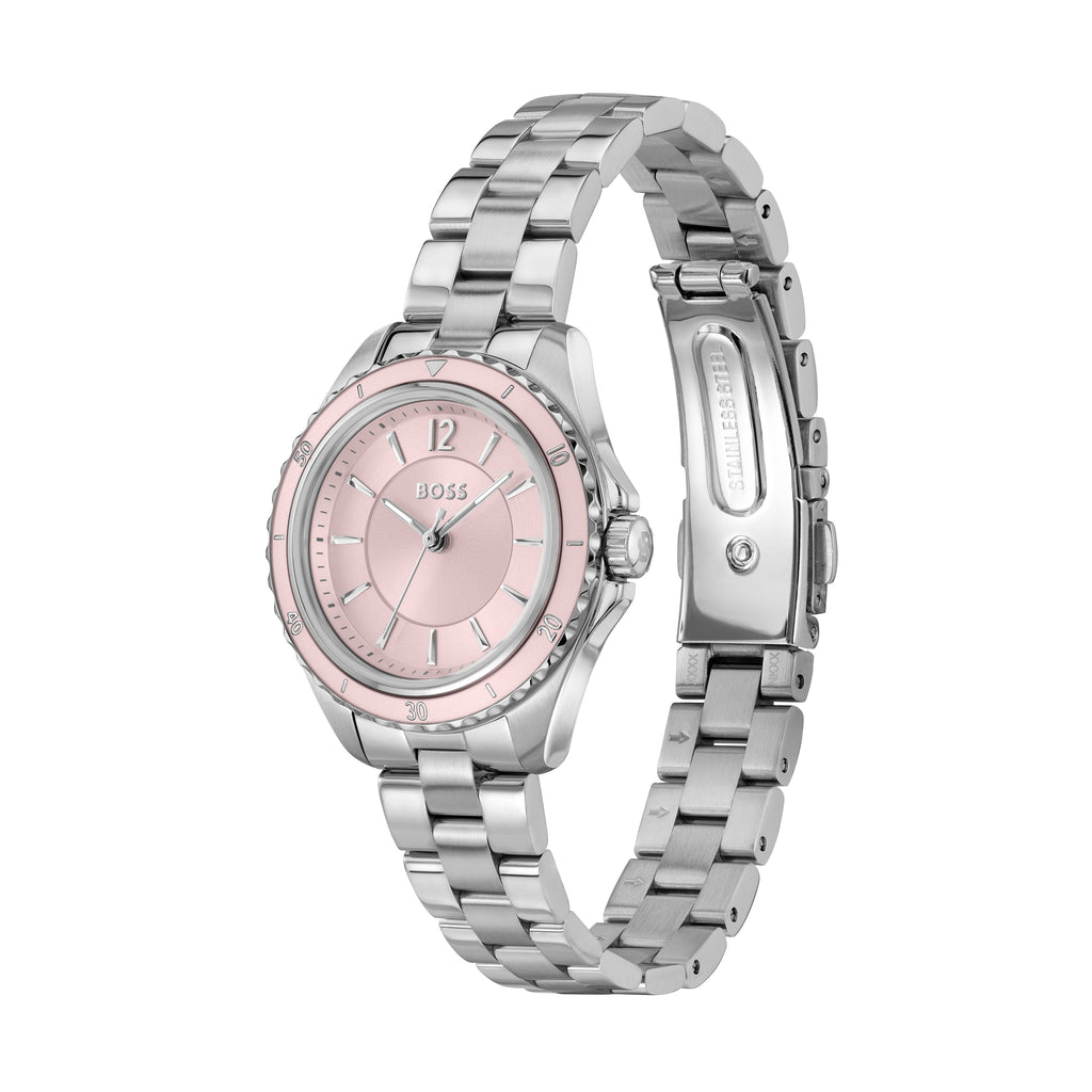 BOSS Sage Aqua Ladies Pink Dial Bracelet Watch — view 2