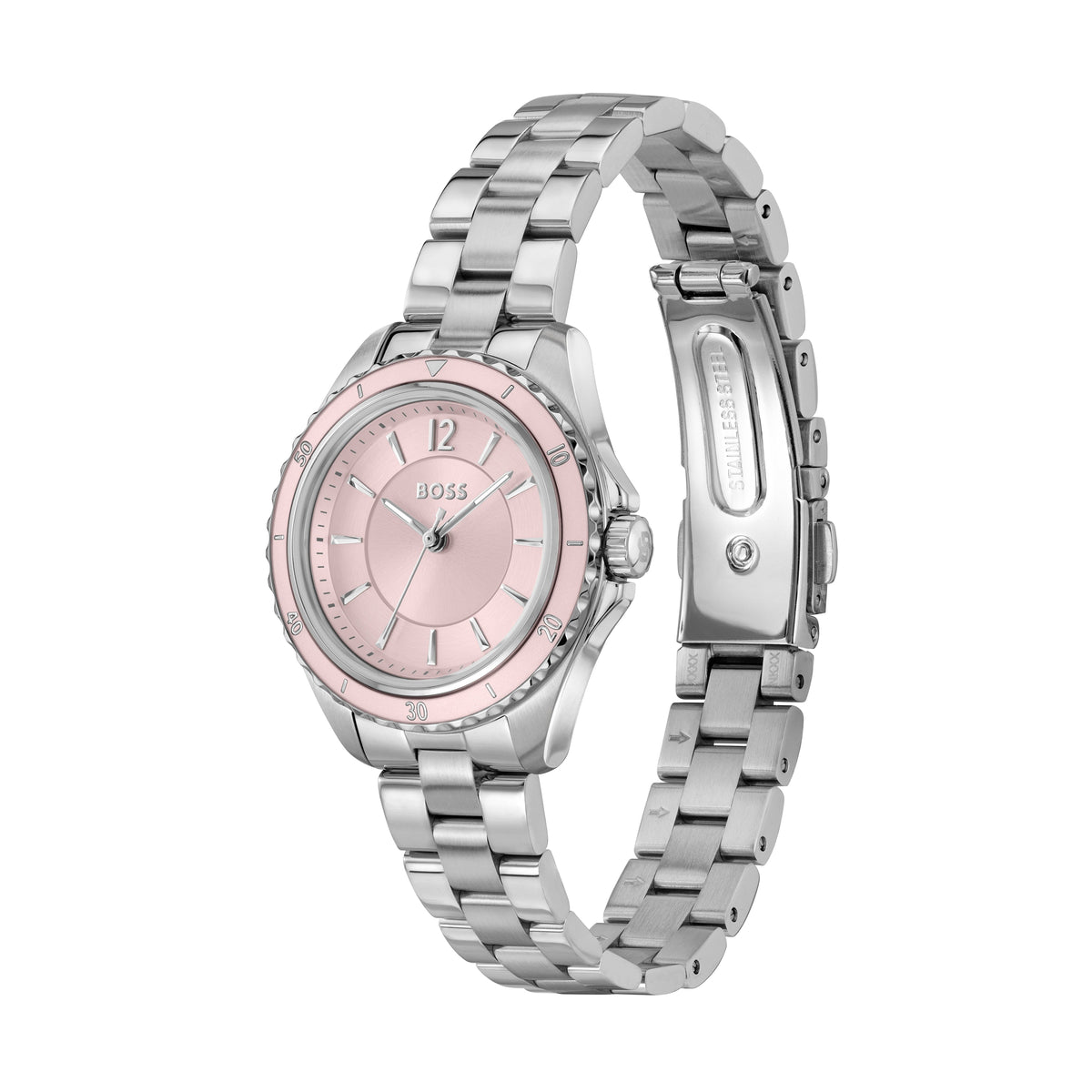 BOSS Sage Aqua Ladies Pink Dial Bracelet Watch — view 2