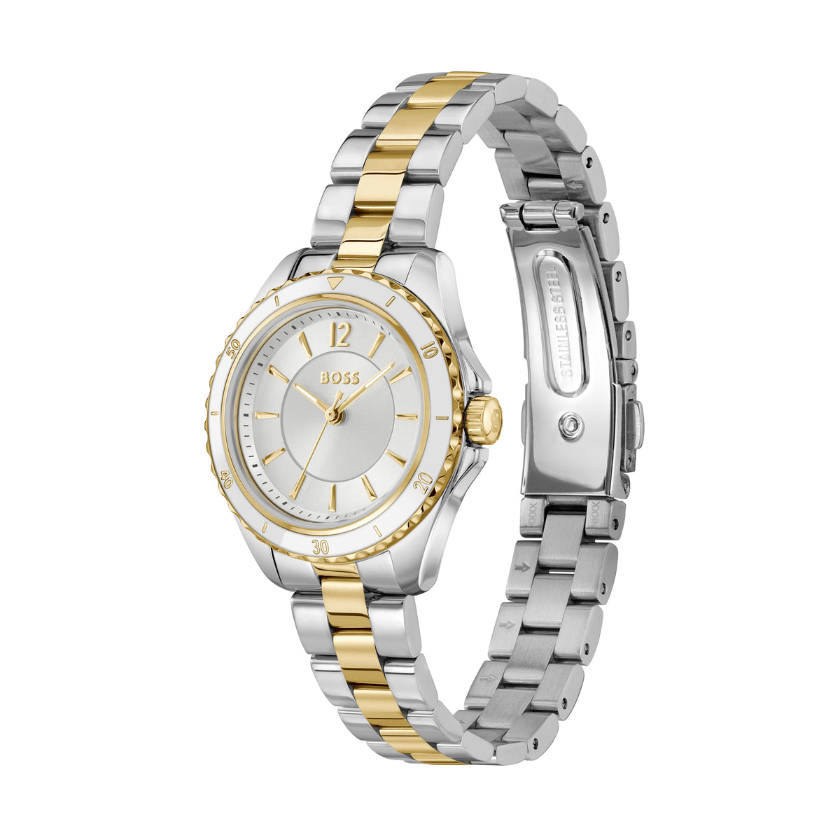 BOSS Sage Aqua Ladies Two-Tone Bracelet Watch — view 2