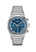BOSS Mens Candor Chronograph Blue Dial Bracelet Watch Stainless Steel by BOSS