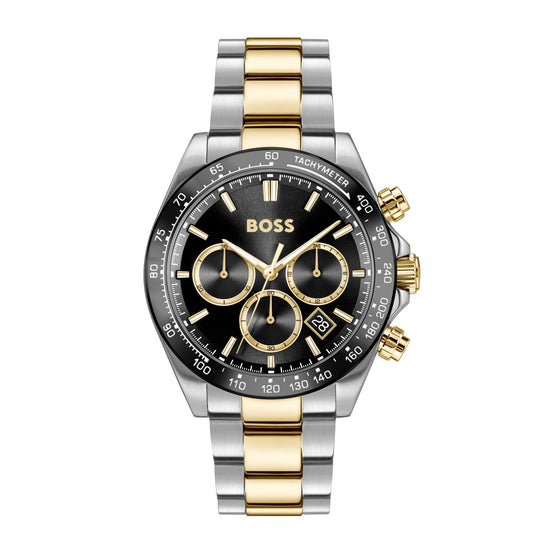 BOSS Mens Hero 2.0, Black Dial, Bracelet Watch 1514269