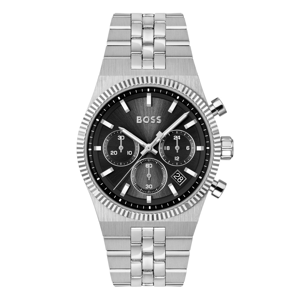 BOSS Mens Candor Prime Black Dial Bracelet Watch
