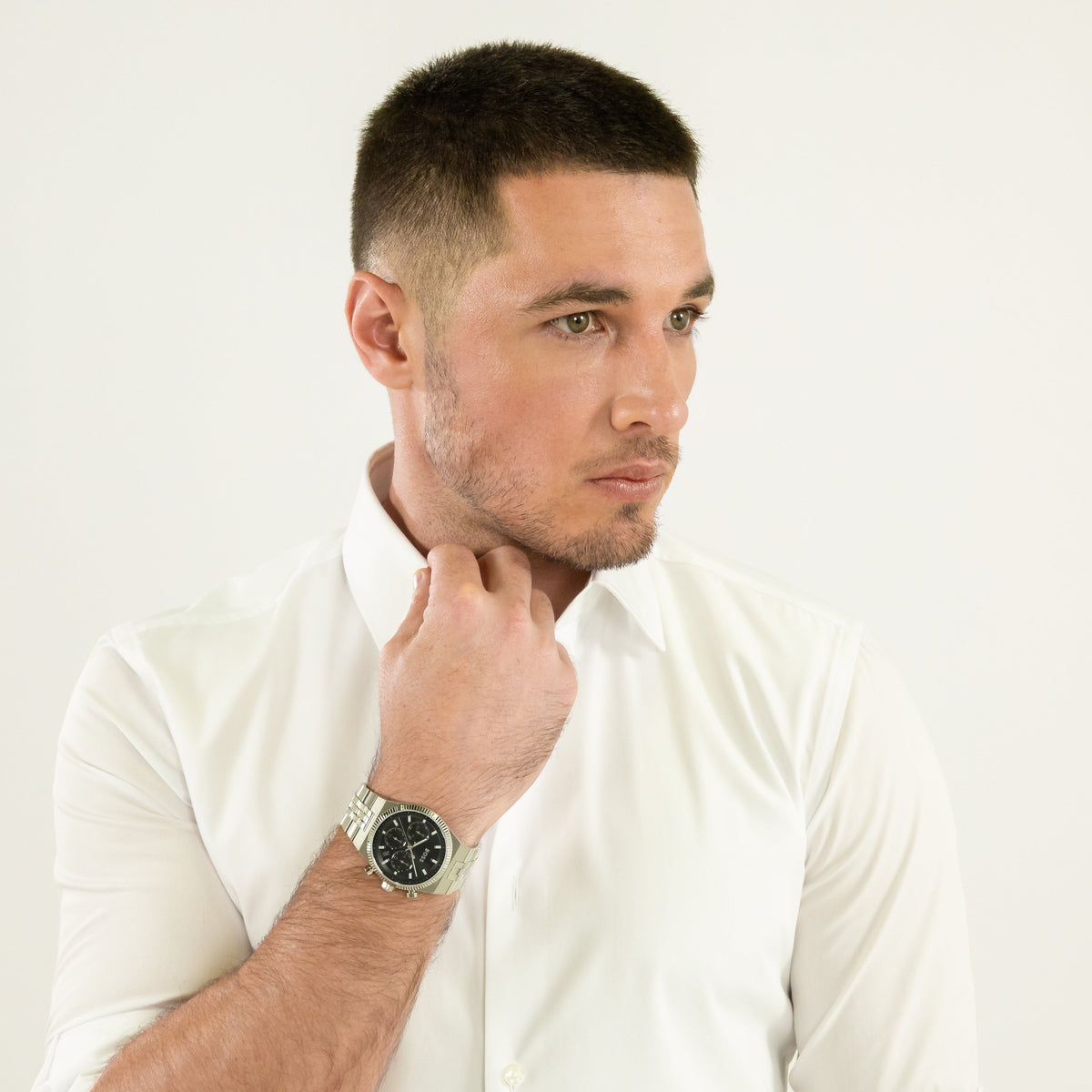 BOSS Mens Candor Prime Black Dial Bracelet Watch — view 5