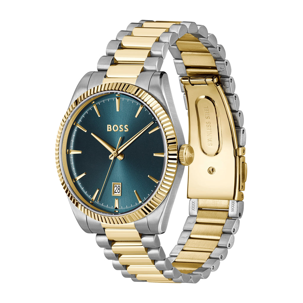 BOSS Mens Cheswick Blue Dial Bracelet Watch — view 2
