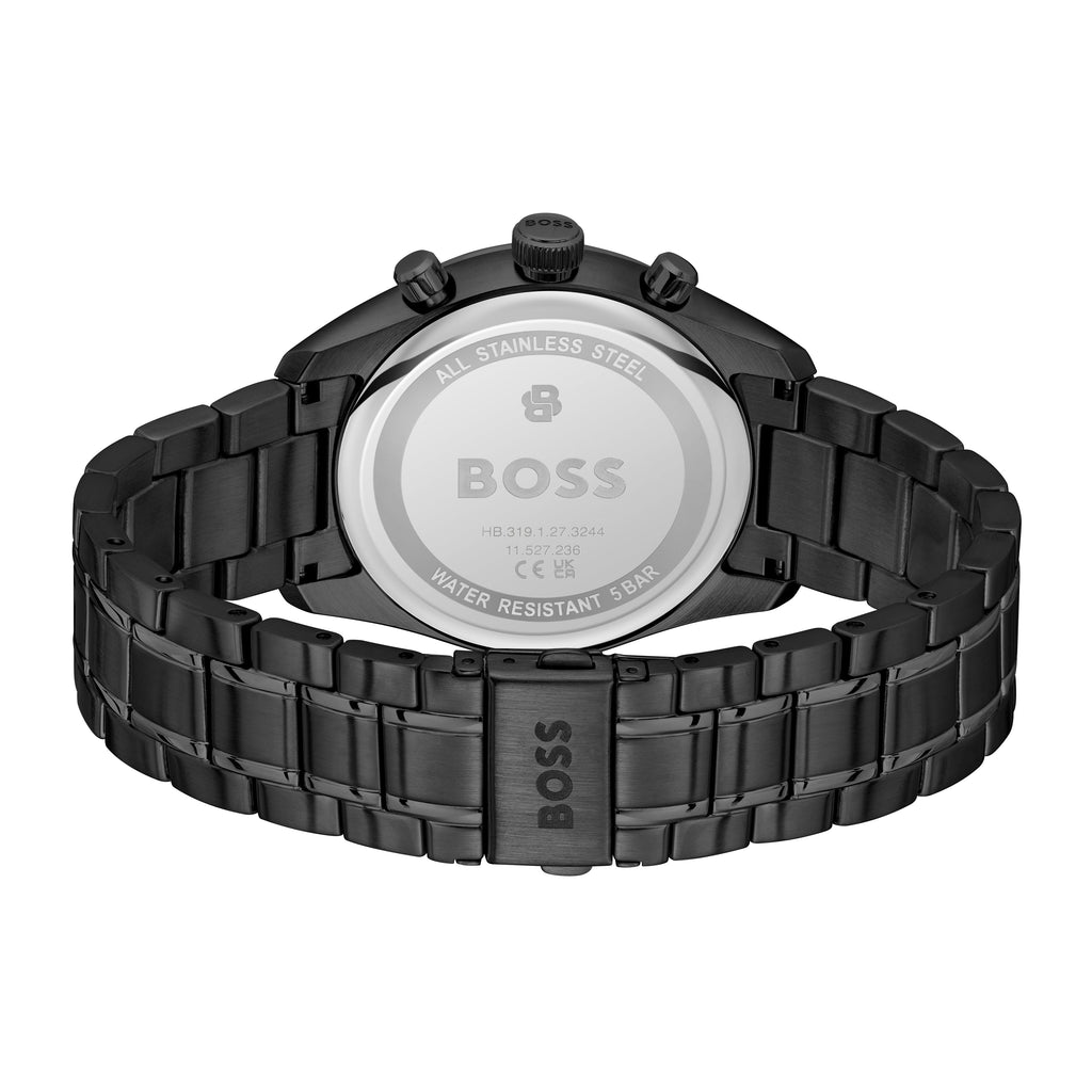 BOSS Mens Grand Prix 44 Blue Dial Bracelet Watch — view 3
