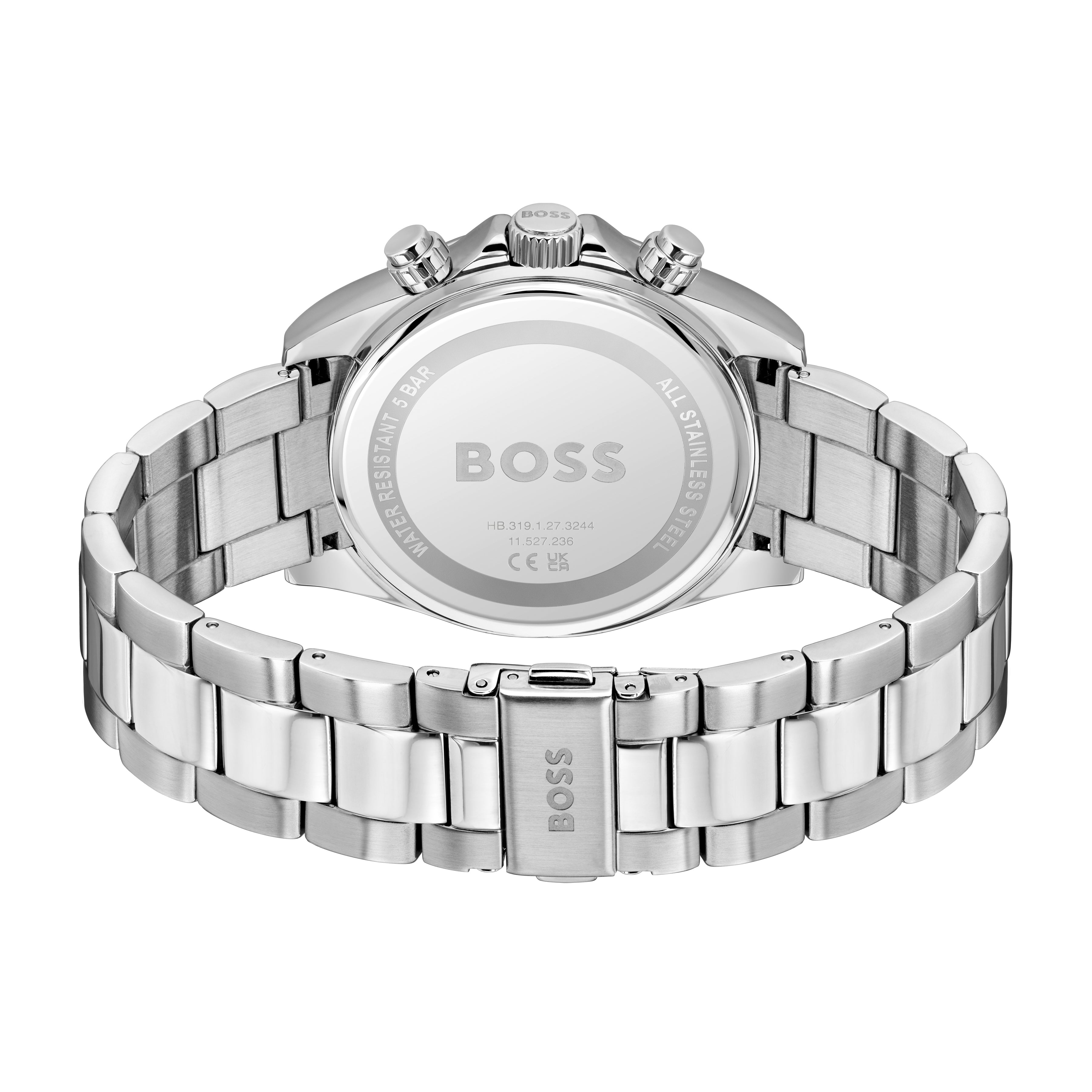 BOSS Mens Hero 2.0 Blue Dial Bracelet Watch — view 3