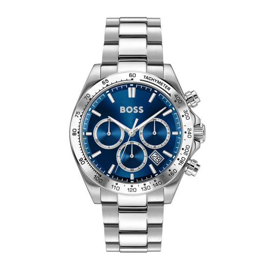 BOSS Mens Hero 2.0 Blue Dial Bracelet Watch