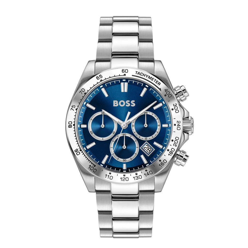 BOSS Mens Hero 2.0 Blue Dial Bracelet Watch