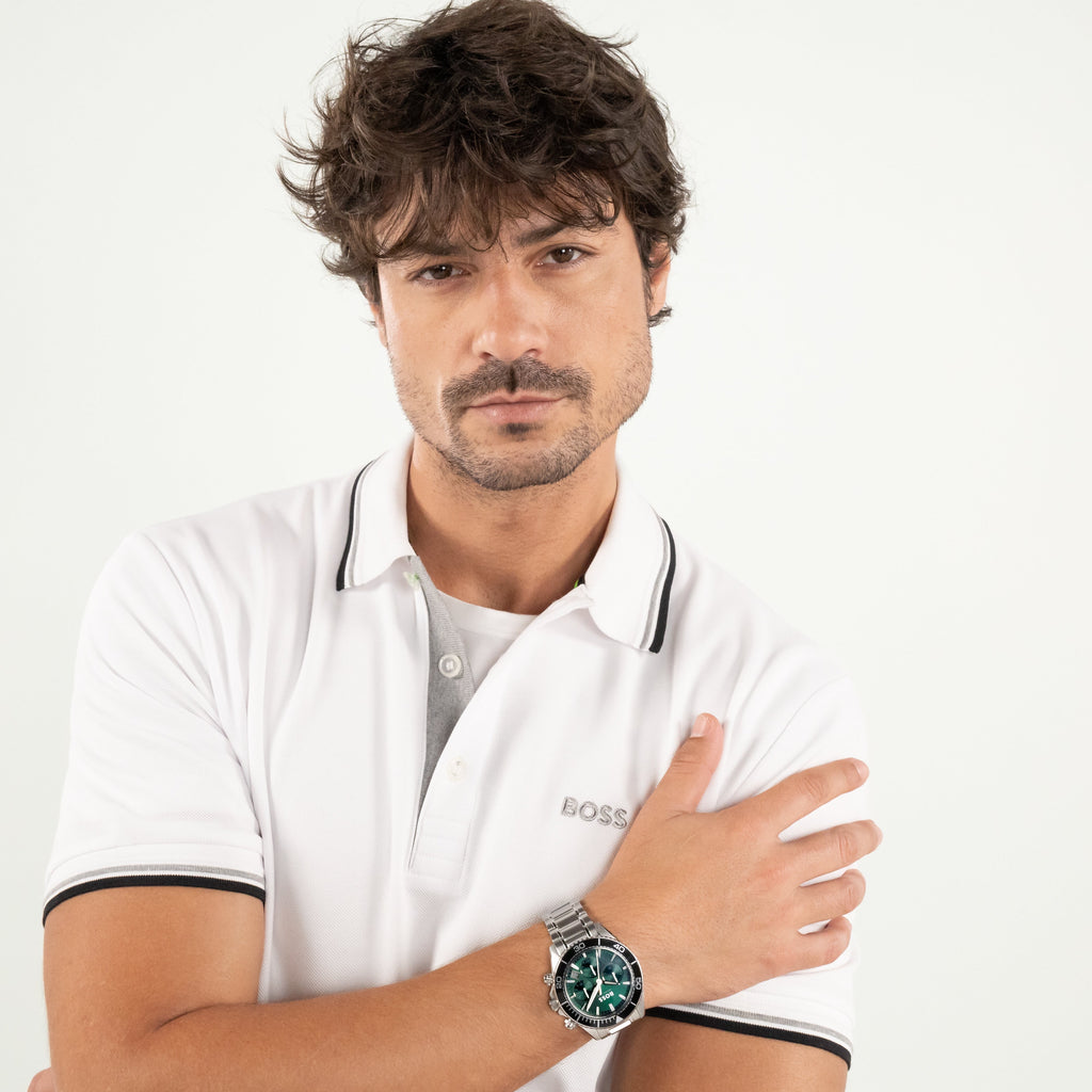 BOSS Mens Hero 2.0 Blue Dial Bracelet Watch — view 5