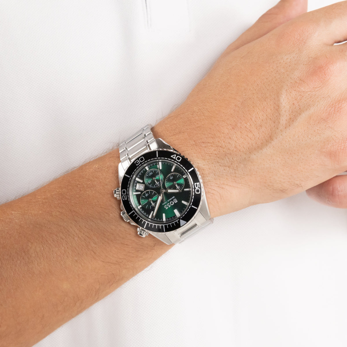 BOSS Mens Hero 2.0 Blue Dial Bracelet Watch — view 4