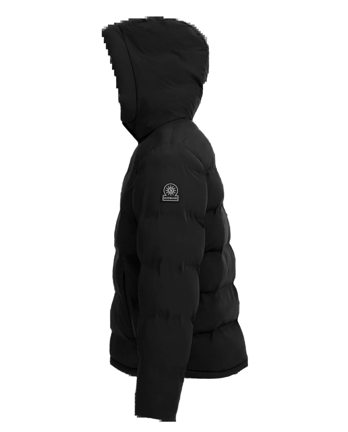 Men's Sandbanks Black Waterproof Banks Puffer Jacket