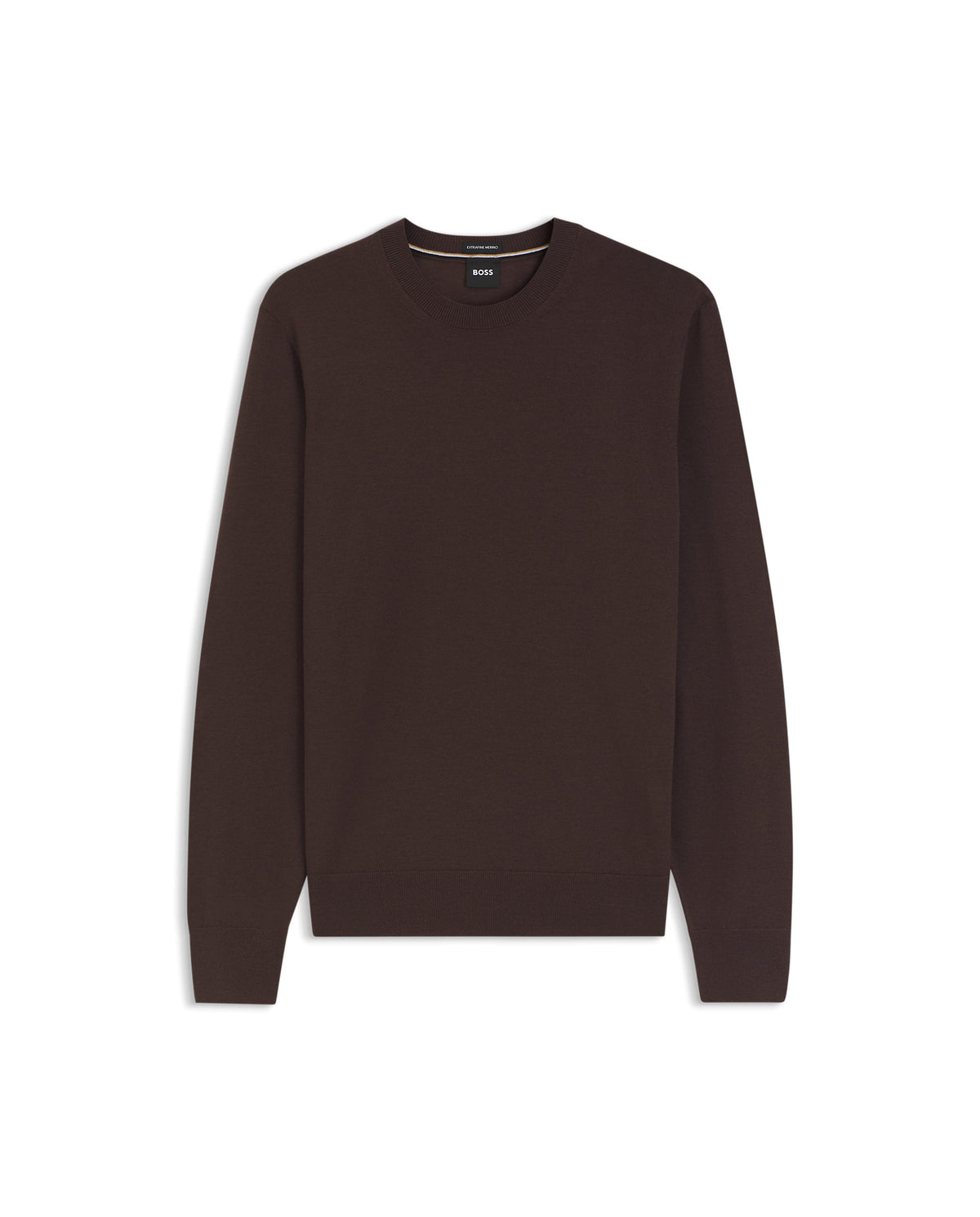 BOSS Black H-Leno Dark Brown Knitwear