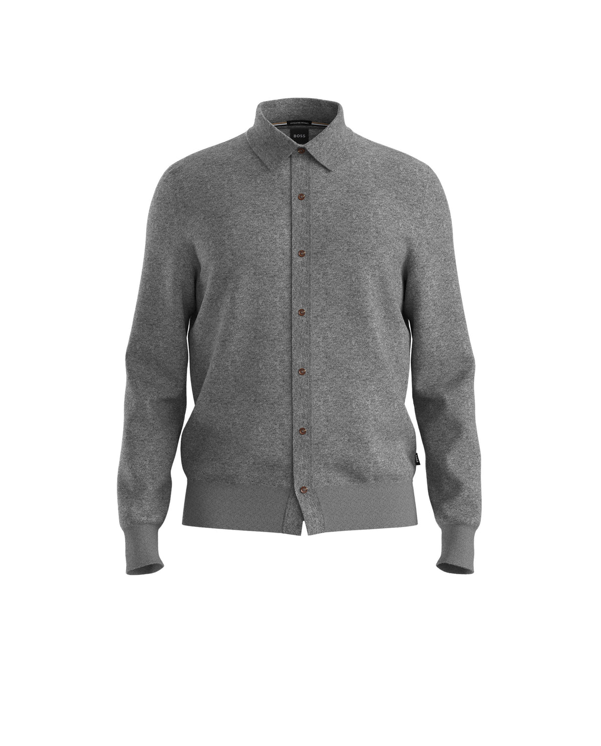 BOSS Black H-Helbert Medium Grey Knitwear