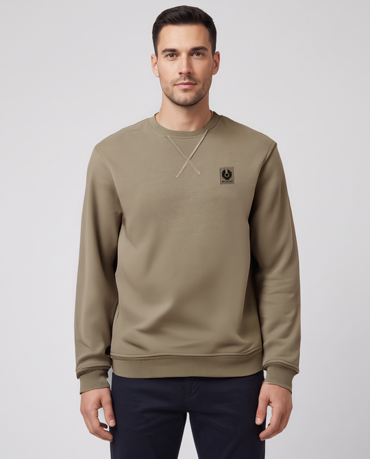 Mens Belstaff Belstaff Sweatshirt Dusty Taupe Sweatshirts