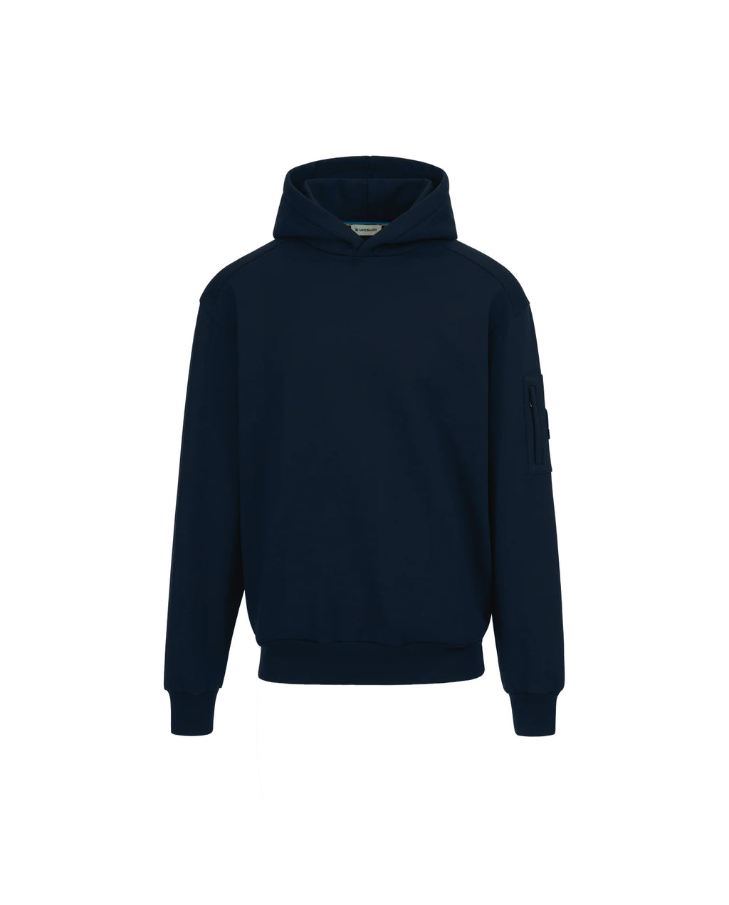 Men's Sandbanks Interlock Hoodie in Navy