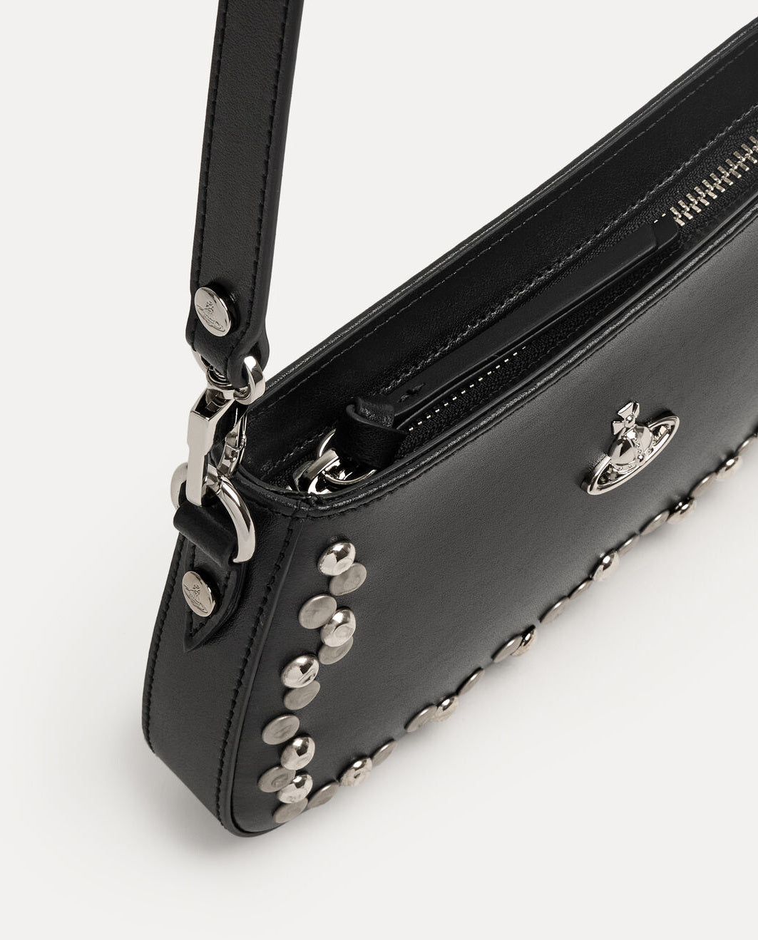 Women's Vivienne Westwood Tasha Shoulder Phone Bag in Black