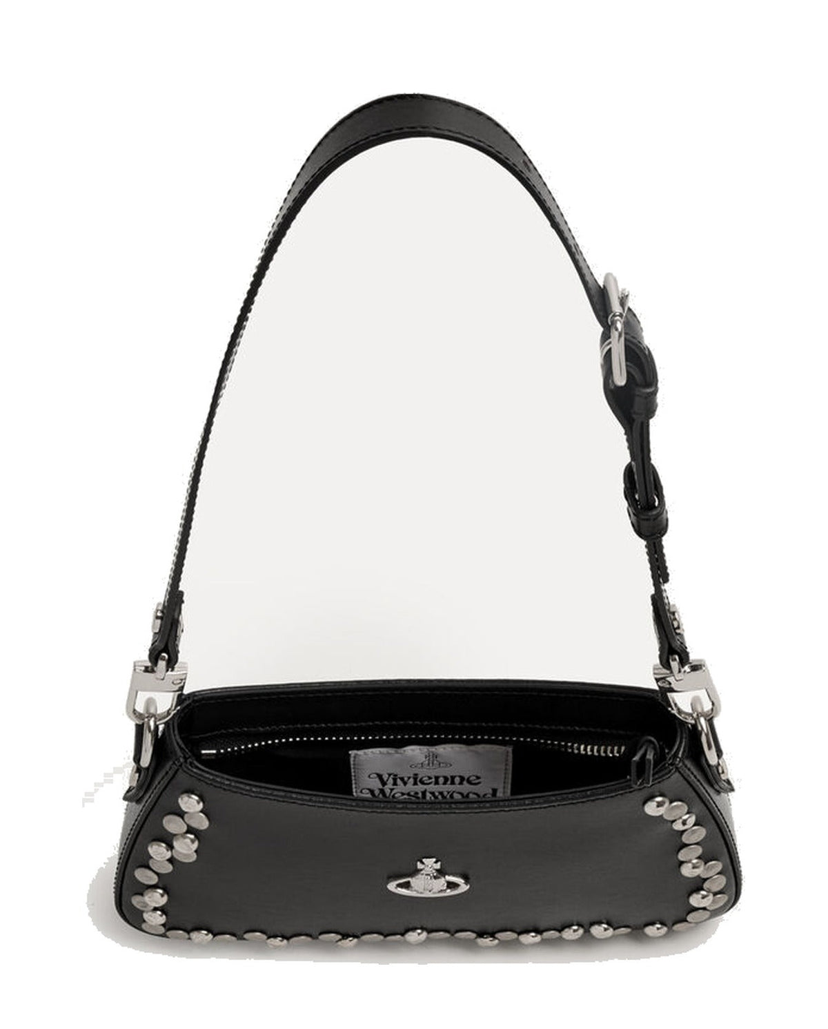 Women's Vivienne Westwood Tasha Shoulder Phone Bag in Black