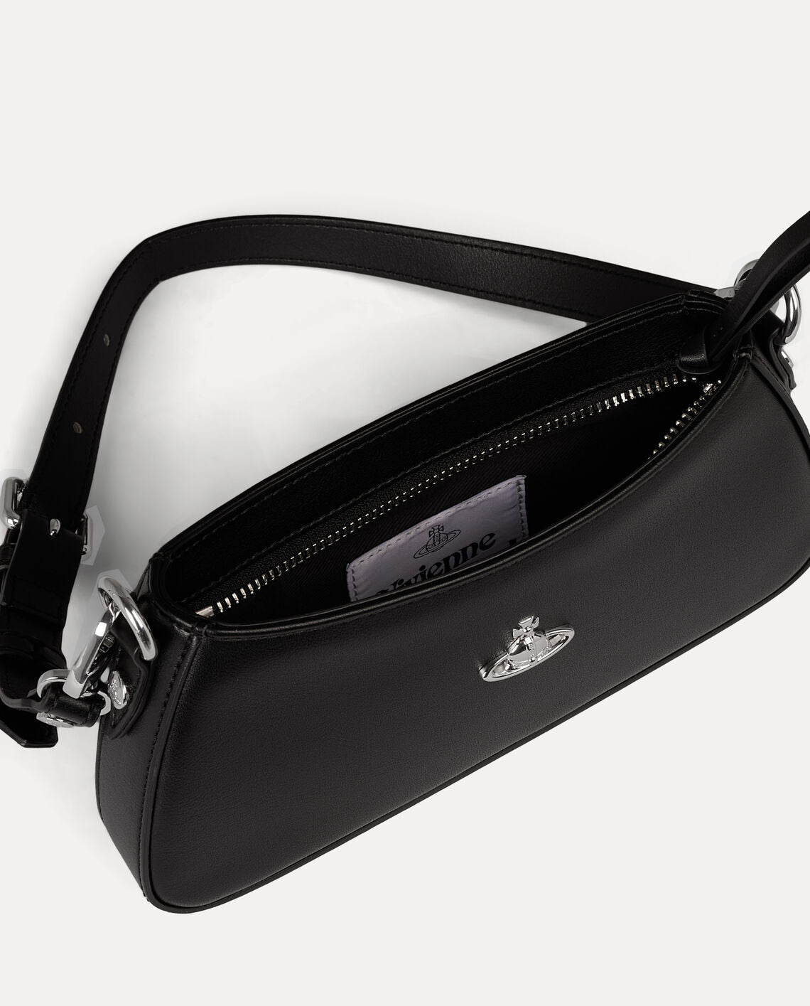 Women's Vivienne Westwood Tasha Shoulder Phone Bag in Black