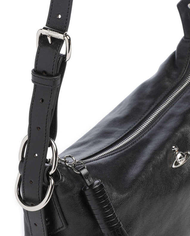 Women's Vivienne Westwood Emma Shoulder Bag in Black