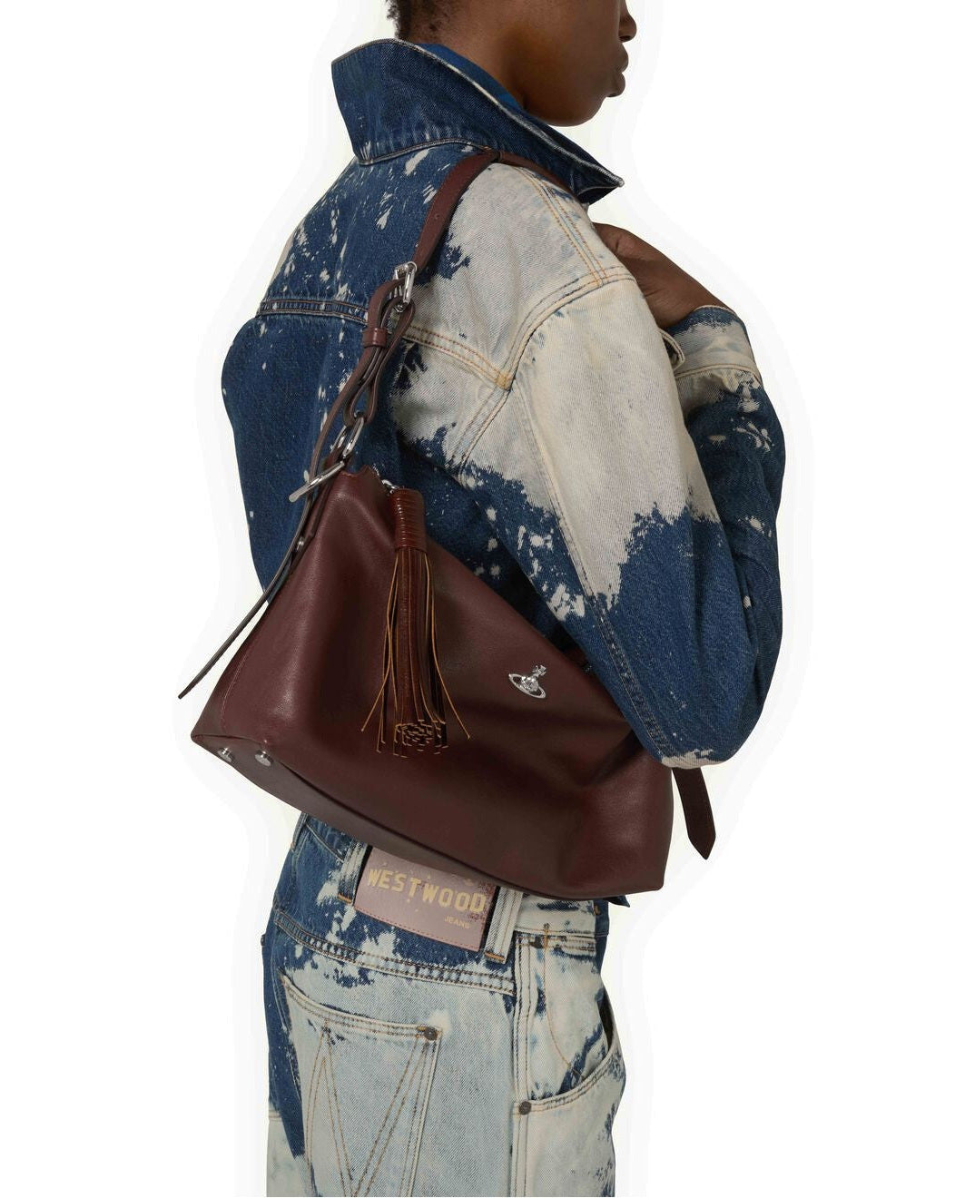 Women's Vivienne Westwood Emma Shoulder Bag in Chestnut