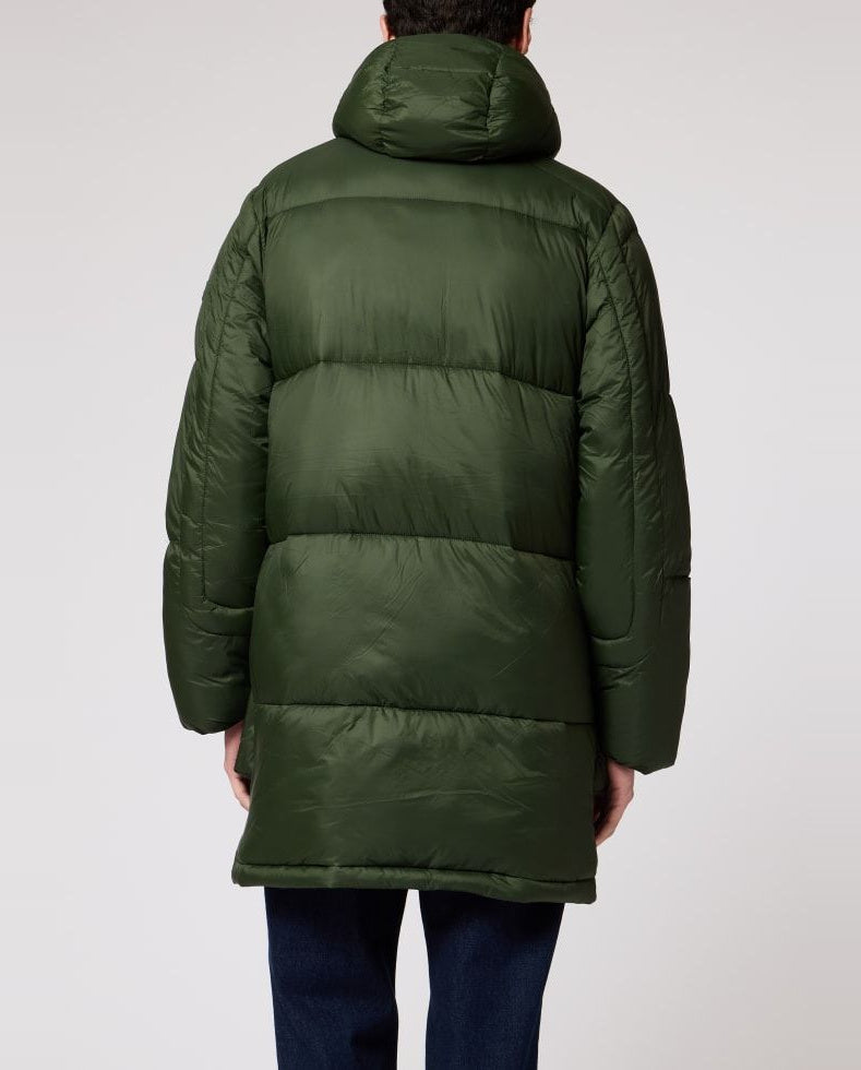 Mens Paul Smith Green Padded Parka