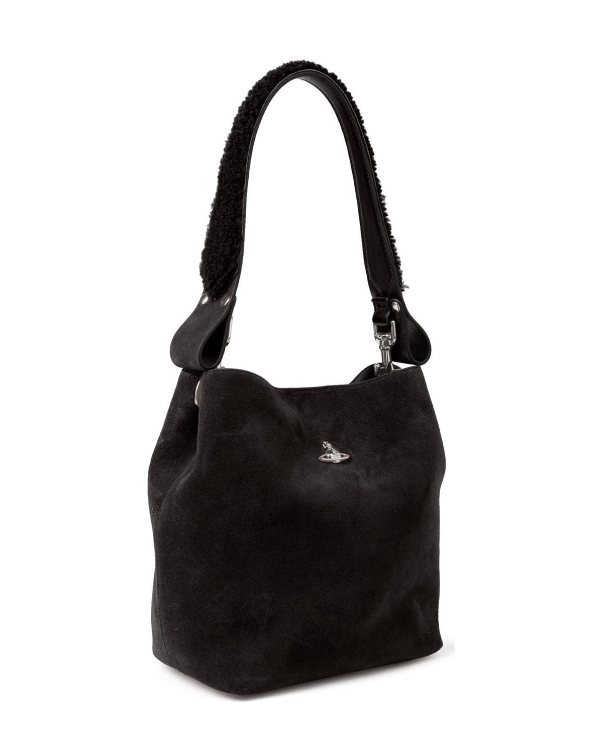 Women's Vivienne Westwood Lottie Small Shoulder Bag in Black
