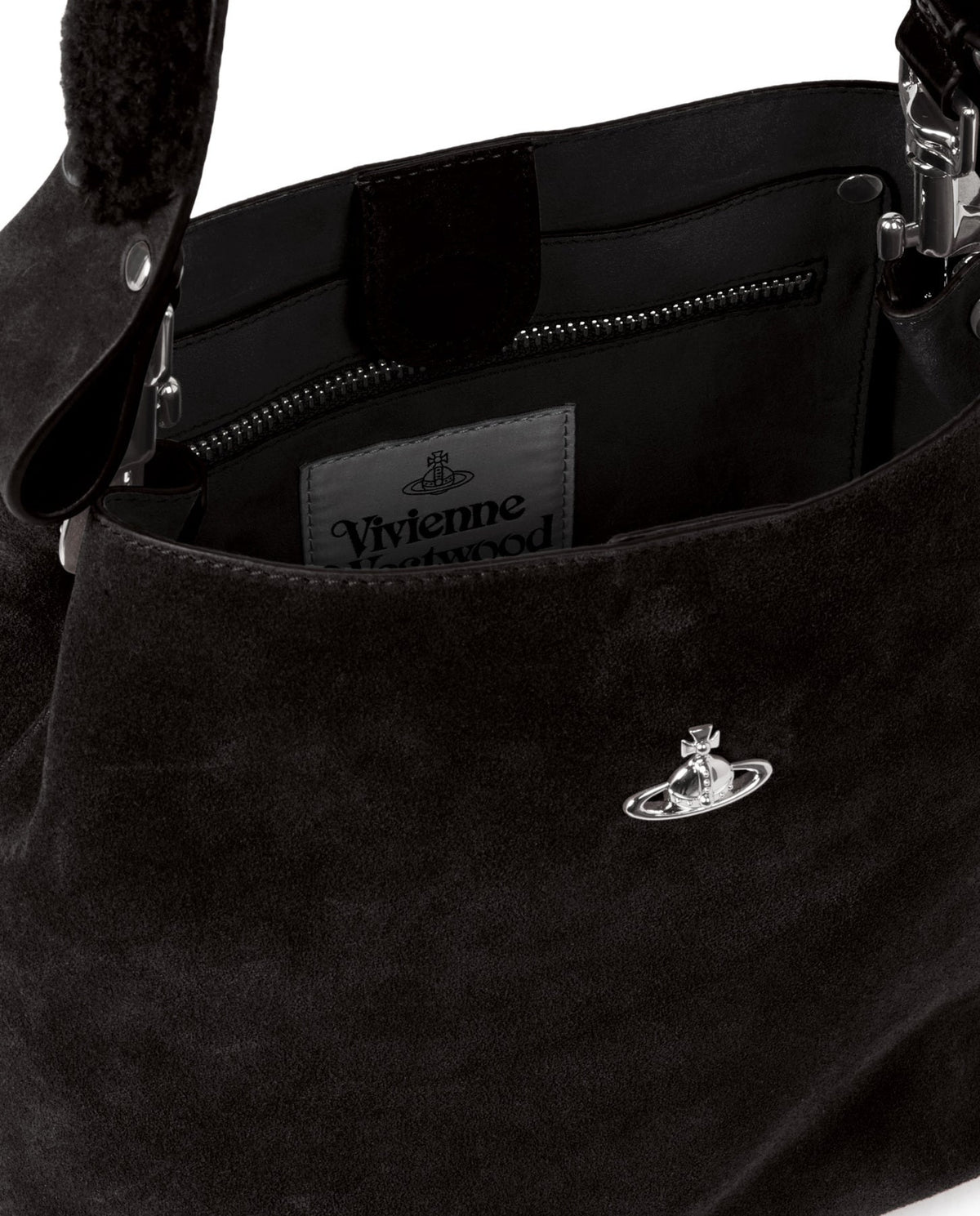 Women's Vivienne Westwood Lottie Small Shoulder Bag in Black
