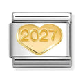 Nomination Composable Gold 2027 Heart Charm 030149/70