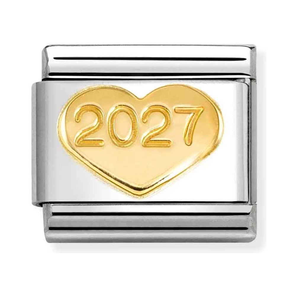 Nomination Composable Gold 2027 Heart Charm 030149/70
