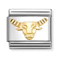 Nomination Composable Gold Etched Taurus Charm 030167/02