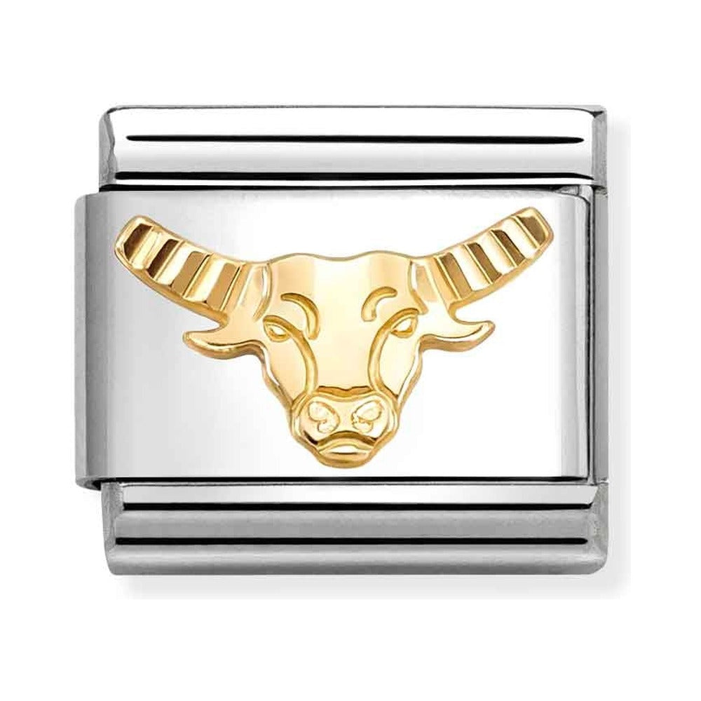 Nomination Composable Gold Etched Taurus Charm 030167/02