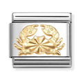 Nomination Composable Gold Etched Cancer Charm 030167/04