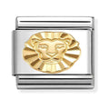 Nomination Composable Gold Etched Leo Charm 030167/05