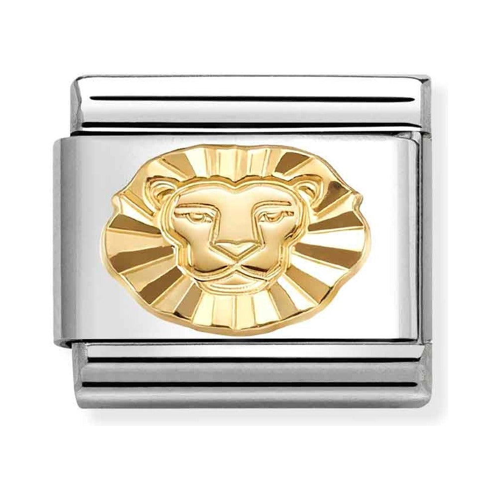 Nomination Composable Gold Etched Leo Charm 030167/05
