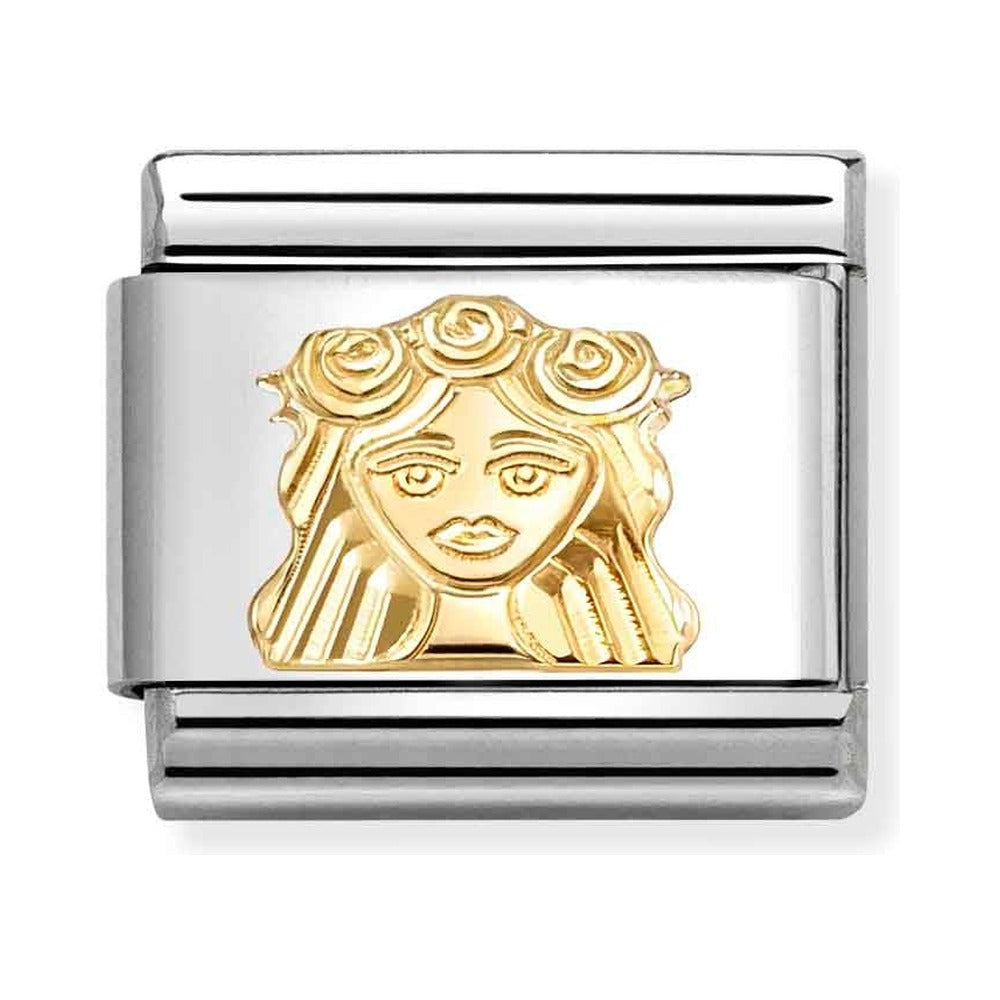 Nomination Composable Gold Etched Virgo Charm 030167/06