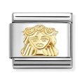 Nomination Composable Gold Etched Virgo Charm 030167/06