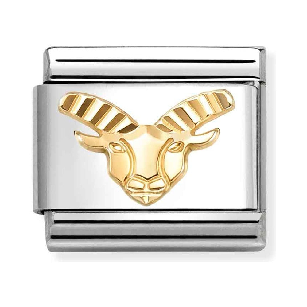 Nomination Composable Gold Etched Capricorn Charm 030167/10