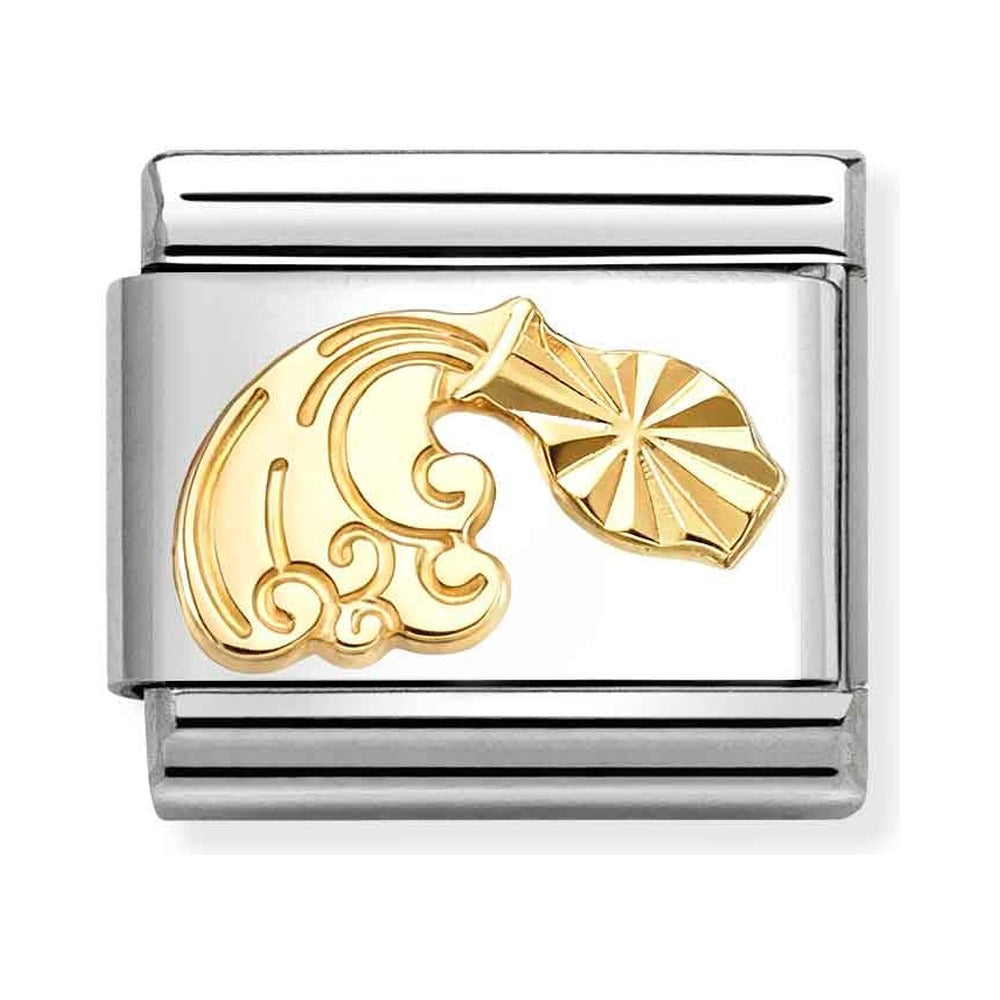 Nomination Composable Gold Etched Aquarius Charm 030167/11