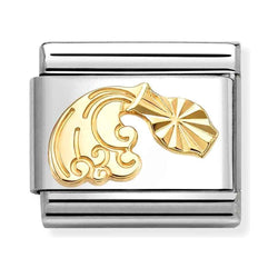 Nomination Composable Gold Etched Aquarius Charm 030167/11