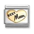 Nomination Composable Gold Best Mum Charm 030285/93