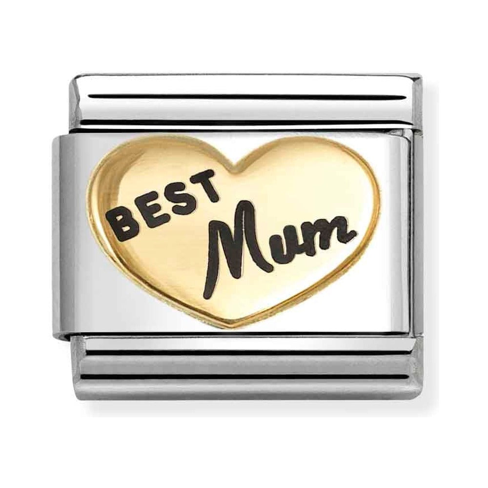 Nomination Composable Gold Best Mum Charm 030285/93