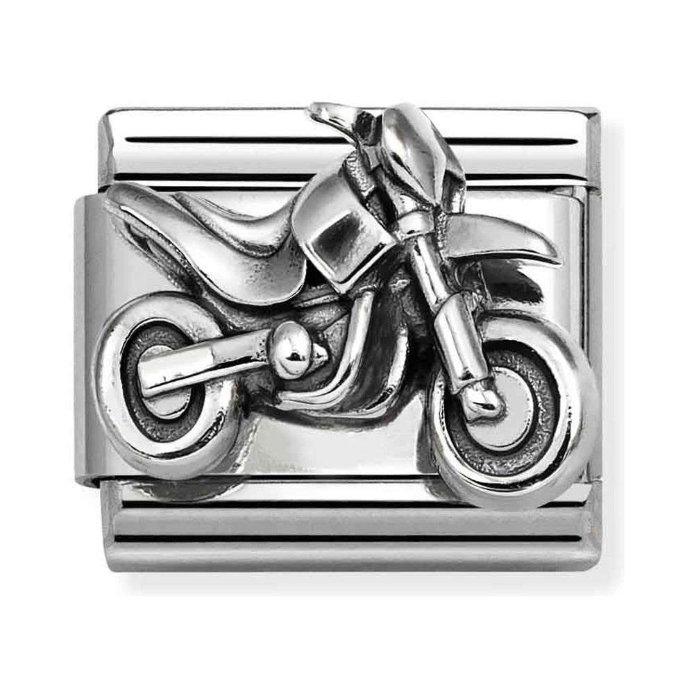 Nomination Composable Silver Motorbike Charm 330114/19